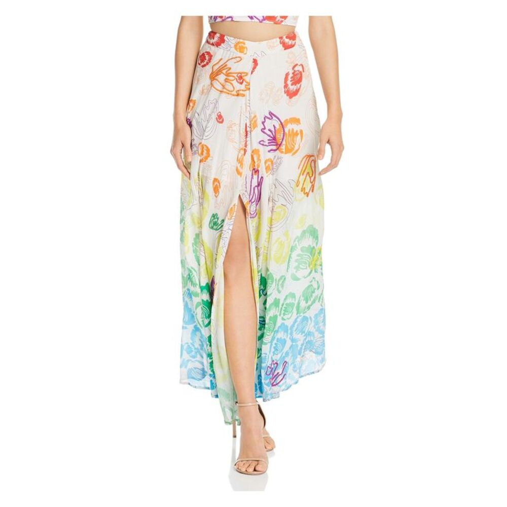 Mochi Womens Wrap Maxi Skirt